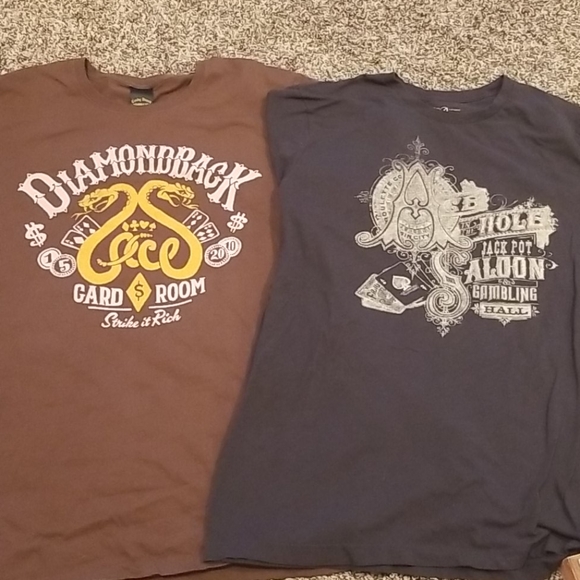 Lucky Brand Other - 2 Lucky Brand gambling tees